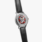 Marjoribanks Scottish Clan Tartan Crest Badge Silver Automatic Watch Size 46mm
