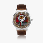 Scottish Sinclair Celtic Circle Silver Automatic Watch Size 46mm