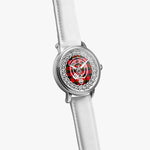 Scottish MacNaughton Clan Tartan Crest Badge Silver Automatic Watch Size 46mm