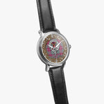 Scottish Crawford Celtic Circle Silver Automatic Watch Size 46mm