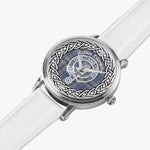 Scottish Tweedie Celtic Circle Silver Automatic Watch Size 46mm