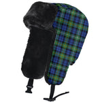 Scottish Campbell Argyll Ancient Clan Tartan Trapper Hat - Classic