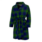 Scottish Johnston Modern Clan Tartan Bathrobe - Classic