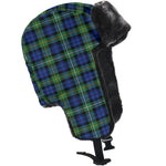 Scottish Campbell Argyll Ancient Clan Tartan Trapper Hat - Classic