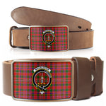 Scottish MacAlister Modern Clan Tartan Belt Buckles - Classic