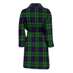 Scottish Leslie Hunting Clan Tartan Bathrobe - Classic