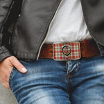 Scottish MacAlister Dress Clan Tartan Belt Buckles - Classic