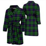 Scottish Leslie Hunting Clan Tartan Bathrobe - Classic