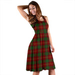 Scottish Kirk Tartan Sleeveless Midi Womens Dress - Tartan Midi Dress