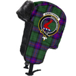 Scottish Armstrong Modern Clans Tartan Trapper Hat - Crest Classic