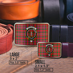 Scottish MacAlister Modern Clan Tartan Belt Buckles - Classic
