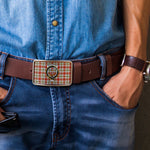 Scottish MacAlister Dress Clan Tartan Belt Buckles - Classic