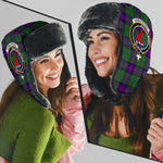 Scottish Armstrong Modern Clans Tartan Trapper Hat - Crest Classic
