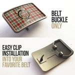 Scottish MacAlister Dress Clan Tartan Belt Buckles - Classic