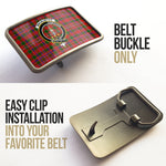 Scottish MacAlister Modern Clan Tartan Belt Buckles - Classic