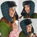 Scottish Campbell Argyll Ancient Clan Tartan Trapper Hat - Classic