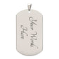 Scottish Kerr Hunting Ancient Clan Tartan Dog Tag Necklace - Crest Classic