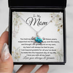 Opal Turtle Necklace - Mom Necklace - To My Mom - Love You Always And Forever - Mother's Day Gift