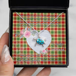 Sea Turtle Necklace Gift for My Beautiful Girlfriend Valentines Necklace Clan Gibson Tartan Blue Turtle Necklace, Valentine Necklace Gift for Girlfriend Clan Mitchell Ancient Tartan Sunflower Pendant Necklace, Scottish Tartan Jewelry, valentine necklace, necklace girlfriend, necklace for wife, cute necklaces for girlfriend, jewelry for girlfriend, to my soulmate necklace, to my future wife necklace