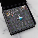Sea Turtle Necklace To My Beautiful Soulmate Necklace In Your Eyes I Have Found My Home Clan Clergy Purple Tartan Blue Turtle Necklace