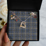 To My Beautiful Soulmate Necklace In Your Eyes I Have Found My Home Clan MacDowall Tartan Forever Love Necklace
