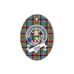Glass Scottish Clan Badge Plaid Ornament Gift. Christmas Tree Ornament Glass Tartan Ornament,  ceramic ornament, personalized christmas ornaments, christmas tree ornaments, christmas door decorations, Plaid Ornament, Tartan Ceramic Ornament