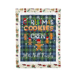 Personalized Gift Tartan Plaid Blanket Clan MacNeill Of Barra Ancient With Christmas Cookie Baking Crew Christmas Gift Blanket, Plaid Blanket, Christmas Fleece Blanket, Christmas Blanket, Tartan Blanket, Scottish Blanket, Scotland Blanket, Family Name Blanket, Custom Blanket, Personalized Blanket