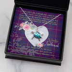 Sea Turtle Necklace Gift for My Beautiful Girlfriend Valentines Necklace Clan Pride Of Glencoe Tartan Blue Turtle Necklace