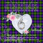 Rising Phoenix Necklace - Valentine Necklace Clan Cameron Tartan Gift for Girlfriend, Gift for My Wife Rising Phoenix Necklace