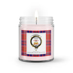 Soy Wax Candle - Buffalo Plaid Candle Clan Crest Badge Cameron Of Lochiel Modern Tartan Plaid Soy Wax Candle, oil candle, candle handmade, wax candle, soy wax, nature wax, natural soy wax, natural soy candles, natural candle