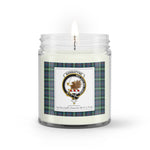 Soy Wax Candle - Buffalo Plaid Candle Clan Crest Badge Bannatyne Tartan Plaid Soy Wax Candle, oil candle, candle handmade, wax candle, soy wax, nature wax, natural soy wax, natural soy candles, natural candle