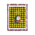 Personalized Gift Tartan Plaid Blanket Clan MacLeod of Lewis Modern With Funny Santa Snowman Reindeer Merry Christmas Fleece Blanket, Home Living Room, Plaid Blanket, Tartan Blanket, Scottish Blanket, Buffalo fleece blanket, Christmas Blanket