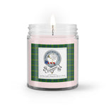Soy Wax Candle - Buffalo Plaid Candle Clan Badge Cranstoun Modern Tartan Plaid Soy Wax Candle, oil candle, candle handmade, wax candle, soy wax, nature wax, natural soy wax, natural soy candles, natural candle