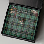 To My Beautiful Soulmate Necklace In Your Eyes I Have Found My Home Clan Wallace Ancient Tartan Crown Pendant Necklace