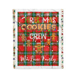 Personalized Gift Tartan Plaid Blanket Clan MacLaine of Loch Buie With Christmas Cookie Baking Crew Christmas Gift Blanket, Plaid Blanket, Christmas Fleece Blanket, Christmas Blanket, Tartan Blanket, Scottish Blanket, Scotland Blanket, Family Name Blanket, Custom Blanket, Personalized Blanket