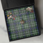 To My Beautiful Soulmate Necklace In Your Eyes I Have Found My Home Clan Blyth Tweeside District Tartan Crown Pendant Necklace