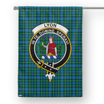 Scotstee Shop Lyon Tartan Flag Clan Badge Tartan House Flag