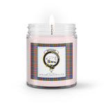 Soy Wax Candle - Buffalo Plaid Candle Clan Crest Badge Bethune Tartan Plaid Soy Wax Candle, oil candle, candle handmade, wax candle, soy wax, nature wax, natural soy wax, natural soy candles, natural candle