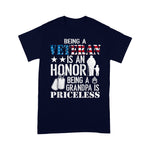 Scotstee Shop - Veteran Is An Honor Grandpa Is Priceless Patriotic 4th Of July Shirt
