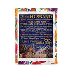 Scotstee Shop - Personalized Gift Letter Love Quote To My Husband Letter Cute For Husband Fox Couple Lover Gift Fleece Blanket