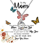 Rising Phoenix Necklace - To My Mom Necklace, I'll Be By Your Side, To My Mom Gift Neckalce