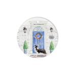 Scotstee Shop - Personalize Name Family Border Collie Front Door Christmas New Home Ceramic Ornament