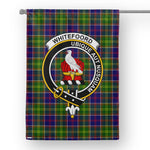 Garden Flag Whitefoord Tartan Flag Clan Badge Tartan House Flag