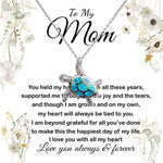 Opal Turtle Necklace - Mom Necklace - To My Mom - Love You Always And Forever - Mother's Day Gift