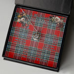 To My Beautiful Soulmate Necklace In Your Eyes I Have Found My Home Clan MacLeay Tartan Crown Pendant Necklace