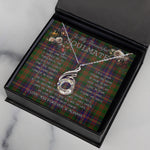 To My Beautiful Soulmate Necklace In Your Eyes I Have Found My Home Clan Cochrane Tartan Rising Phoenix Necklace