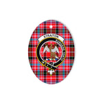 Straiton Scottish Clan Plaid Ornament Gift. Christmas Tree Ornament Straiton Clan Tartan Ornament,  ceramic ornament, personalized christmas ornaments, christmas tree ornaments, christmas door decorations, Plaid Ornament, Tartan Ceramic Ornament