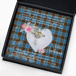 Gift For My Beautiful Girlfriend Necklace Valentine Necklace Clan Anderson Tartan Cross Dancing Necklace Scottish Tartan Jewelry