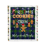 Fleece Blanket - Personalized Gift Tartan Plaid Blanket Clan Marjoribanks Modern With Christmas Cookie Baking Crew Christmas Gift Fleece Blanket
