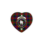Tennant Scottish Clan Plaid Ornament Gift. Christmas Tree Ornament Tennant Christmas Ornament, Christmas Heart Ornament, Plaid Heart Ornament, Tartan Ornament, Tartan Heart Ornament